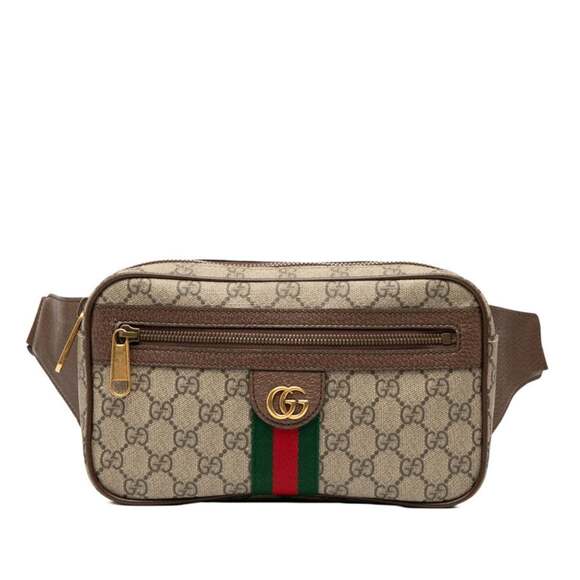 Gucci Handbags - GUCCI Brown Leather Hobo Bag